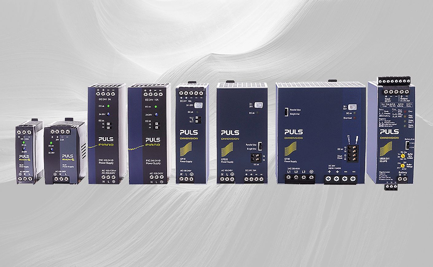 PULS offers a broad range of DIN rail power supplies.