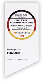 PULS was honored with the Deutscher Exzellenz-Preis 2019 in the category "Internal Communication"