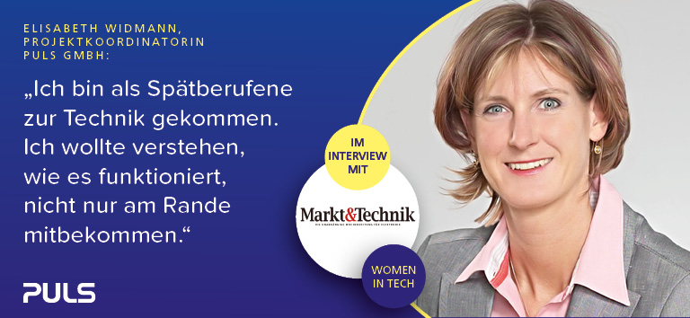 Elisabeth Widmann von PULS im "Women in Tech"-Interview mit der Markt&Technik. 