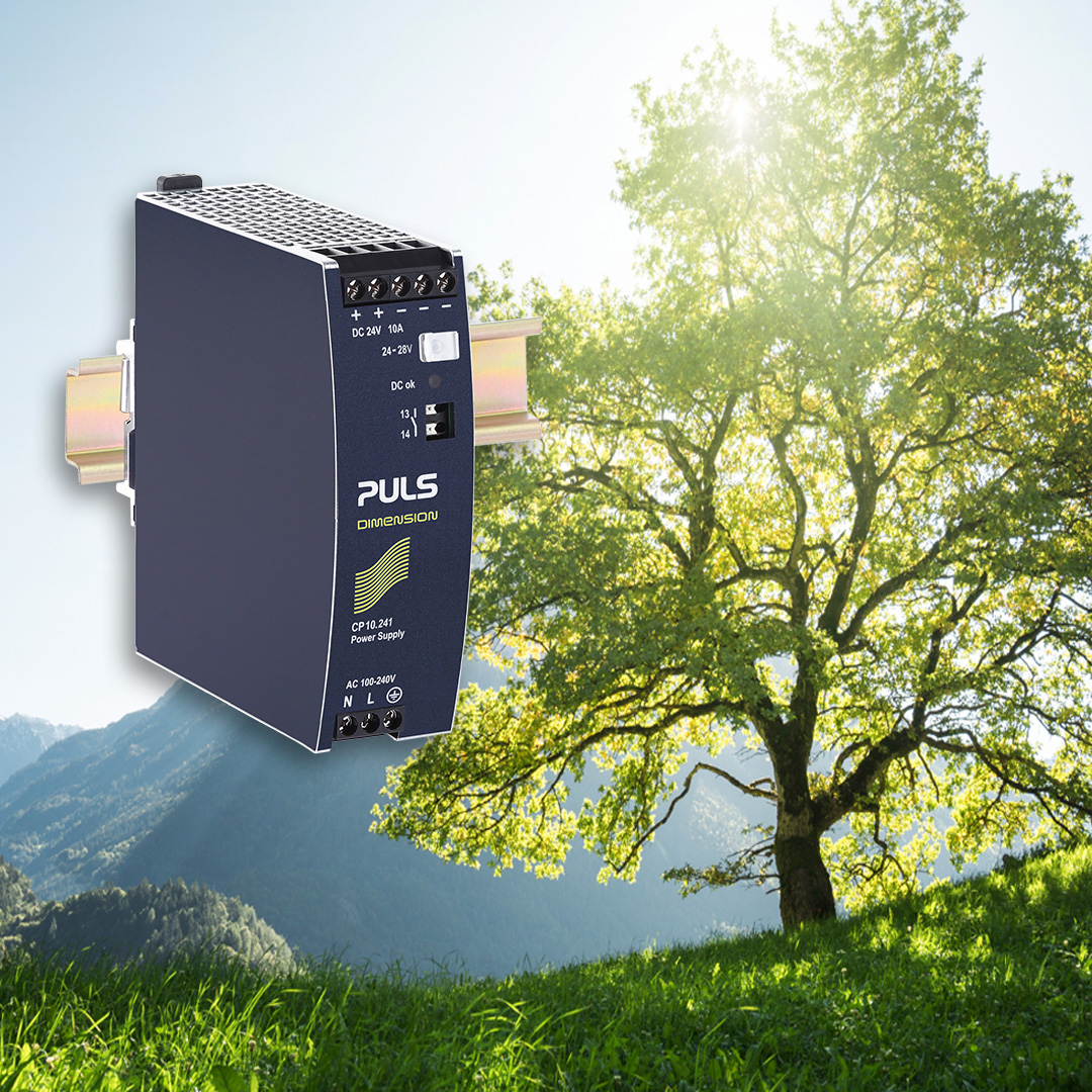 PULS power supplies contribute to CO2 reduction.