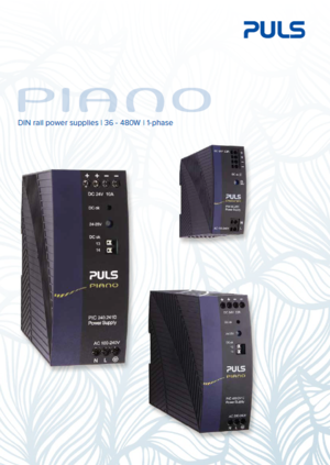 Brochure de produits PIANO
