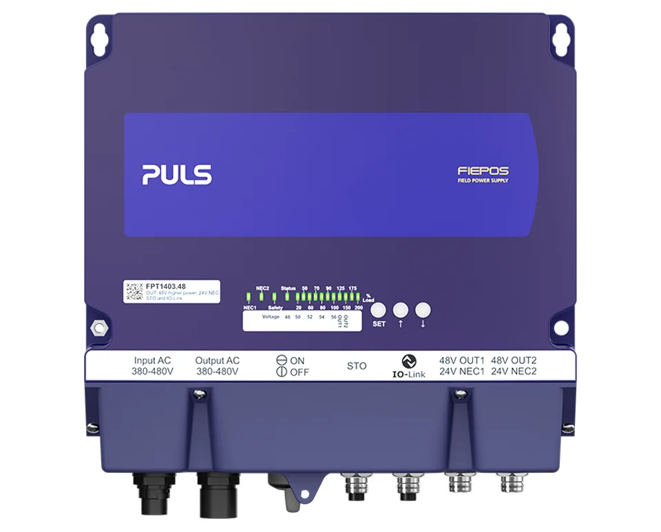 FPT800, FPT1400 | 3-phase IP65 / IP67 Field Power Supply | 800 or 1400 W FPT800, FPT1400 | 3-phase IP65 / IP67 Field Power Supply | 800 or 1400 W